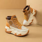 Mesh-Sneakers mit dicker Sohle für Damen