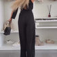 Damen ärmelloser Jumpsuit mit weitem Bein