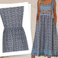 Ärmelloses Kleid mit Blumendruck für Damen