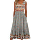 Ärmelloses Kleid mit Blumendruck für Damen