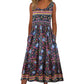 Ärmelloses Kleid mit Blumendruck für Damen