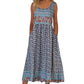 Ärmelloses Kleid mit Blumendruck für Damen