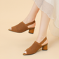 Damen Mode Atmungsaktive Hollow Out Chunky Heel Sandalen