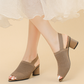 Damen Mode Atmungsaktive Hollow Out Chunky Heel Sandalen