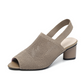 Damen Mode Atmungsaktive Hollow Out Chunky Heel Sandalen