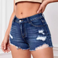 🌷Damenmode Stretch-Denim-Shorts mit hoher Taille