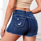 🌷Damenmode Stretch-Denim-Shorts mit hoher Taille