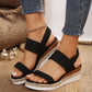 Plateau-Keilabsatz-Sandalen für Frauen