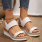 Plateau-Keilabsatz-Sandalen für Frauen