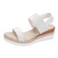 Plateau-Keilabsatz-Sandalen für Frauen