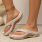 🌞Neuheiten Sommer 2025🌸Vielseitige Sommer-Flip-Flops mit dicker Sohle und Farbblock
