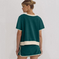 🌈Modisches zweiteiliges Kurzarmoberteil und Shorts für Damen🌸