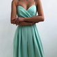 Einfarbiger, taillenverschlankender, gerader Jumpsuit mit Camisole für Damen