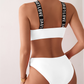 Sexy bedruckter zweiteiliger Badeanzug für Damen