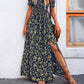 Elegantes, schulterfreies Kleid mit Blumenmuster für Damen