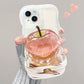 🍏🍎Transparente Handyhülle mit Apfelmuster für iPhone 16/15/14/13/12/11 Serie