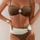 Zweiteiliges Bikini-Set mit Bindeband für Damen