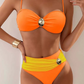 Zweiteiliges Bikini-Set mit Bindeband für Damen