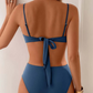 Zweiteiliges Bikini-Set mit Bindeband für Damen