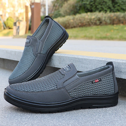 📢📢50% RABATT !!⏰Herren atmungsaktive lässige Slip-On-Schuhe