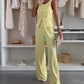 🌸Sommer-Schnäppchen 49 % RABATT🌸Set aus ärmellosem Oberteil und langer Hose für Damen