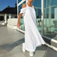 Lässiges Maxikleid mit kalten Schultern für Damen