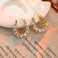 ✨Endbestand✨Stylische Strass-Ohrringe