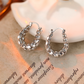 ✨Endbestand✨Stylische Strass-Ohrringe
