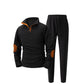 📢50%Rabatt!!!🎉✨Herren lässiges Set aus Strick-Sweatshirt mit Halbzipper & Hose