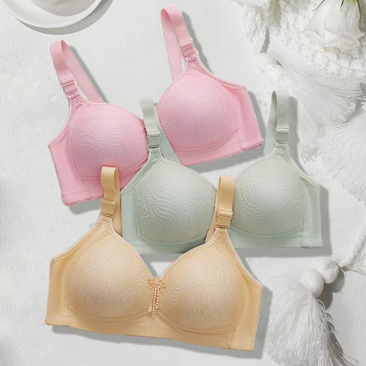 ✨Kaufen Sie 1 und erhalten Sie 2 gratis ✨Hohe Unterstützung drahtloser Spitzen-BH für Frauen