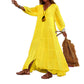 🥰Limited Time Half Price-V Halsausschnitt Lose Frauenkleider