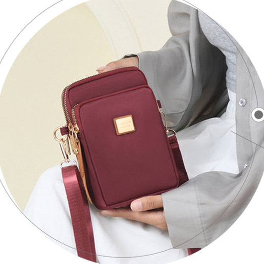Stylische 3-lagige Crossbody-Tasche