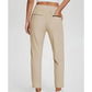 ⏰ Nur noch heute 50% Rabatt! 🔥 Damen High-Waist Stretch-Hose mit sicheren Reißverschluss-Taschen, figurschmeichelnder Cropped-Schnitt für Büro, Sport & Alltag ✨