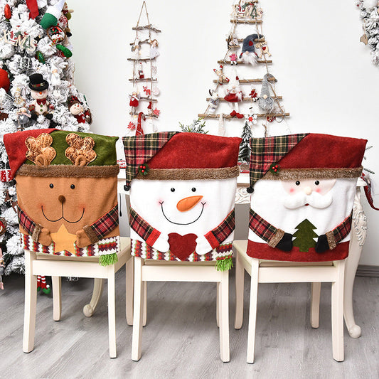 🎄Weihnachtsverkauf 42% Rabatt🎄 Niedliche Weihnachtsstuhlbezüge