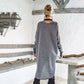 2026 neues Produkt 🔥 Einfarbiges Pulloverkleid, unregelmäßiger Saum, verändert die Körperform, versteckt das Fleisch und lässt es dünner aussehen, geeignet für alle Körpertypen, weich, bequem und modisch
