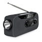 Notfall-Solar-Kurbelradio mit Taschenlampe
