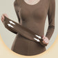 Women's Thermal Underwear Set with Shelf Bra
