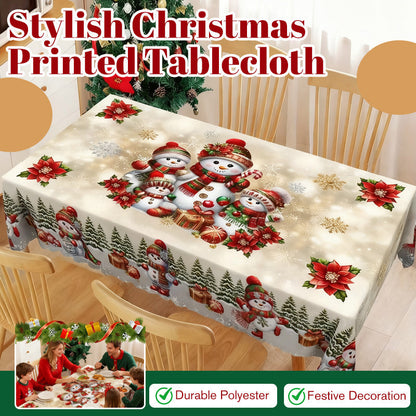 🔥Solange der Vorrat reicht 50 % Rabatt!🎉Stilvolle Tischdecke mit Weihnachtsmotiv