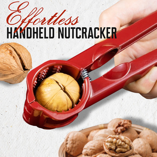 🔥 55 % RABATT! ✨ Leichter manueller Nussknacker – Spritzschutz, Aluminium und Edelstahl, einfach zu verwenden für Nüsse und Mandeln 🥜⚙️