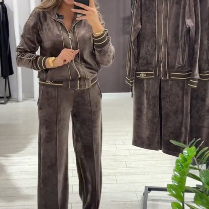 ✨ 2-teiliges Trainingsanzug-Set für Damen – Schicker Komfort für jede Gelegenheit! 💃