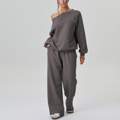 🔔 Letzte 100 Stück – solange der Vorrat reicht! Freizeit-Zweiteiler: Langarm-Pullover und Hose