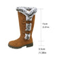 📢📢50%Rabatt!!!🎉✨Damen Schneestiefel in mittlerer Wadenhöhe mit dicker Kunstplüsch-Fütterung