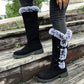 📢📢50%Rabatt!!!🎉✨Damen Schneestiefel in mittlerer Wadenhöhe mit dicker Kunstplüsch-Fütterung