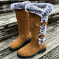 📢📢50%Rabatt!!!🎉✨Damen Schneestiefel in mittlerer Wadenhöhe mit dicker Kunstplüsch-Fütterung