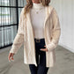 🏆 Verkaufsschlager – jetzt halber Preis! Damen mittellanger Steppmantel aus Plüsch mit Kapuze