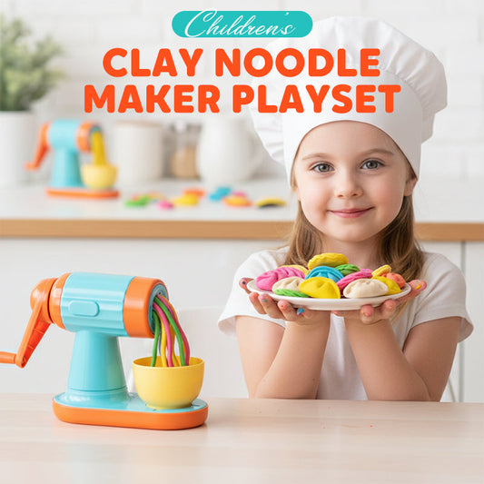 🎉Weihnachtsangebot: 48% Rabatt!🎄🎁 Knetnudelmaschine für Kinder – Spielset