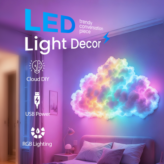 🖤Black-Friday-Mega-Angebot – 50 % Rabatt!🖤DIY-Gewitterwolken-LED-Lichtdekoration mit USB-Stromversorgung