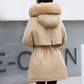 Warmer Damen-Parka mit abnehmbarer Innenjacke & Kunstfellkapuze