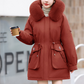 Warmer Damen-Parka mit abnehmbarer Innenjacke & Kunstfellkapuze