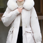 Warmer Damen-Parka mit abnehmbarer Innenjacke & Kunstfellkapuze